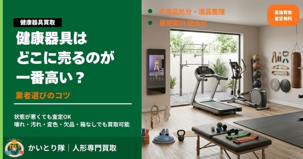 健康器具はどこに売るのが一番高い？
