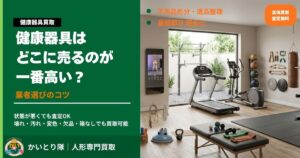 健康器具はどこに売るのが一番高い？