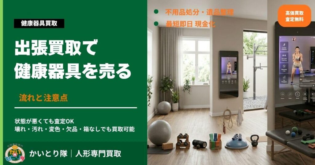 健康器具を売る流れ