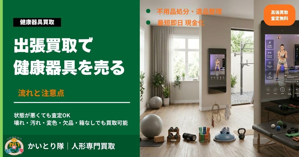 健康器具を売る流れ