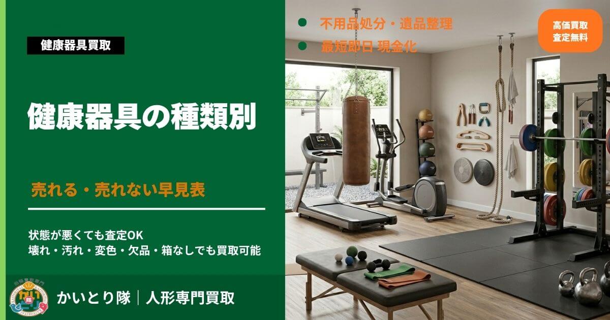 健康器具売れる・売れない早見表